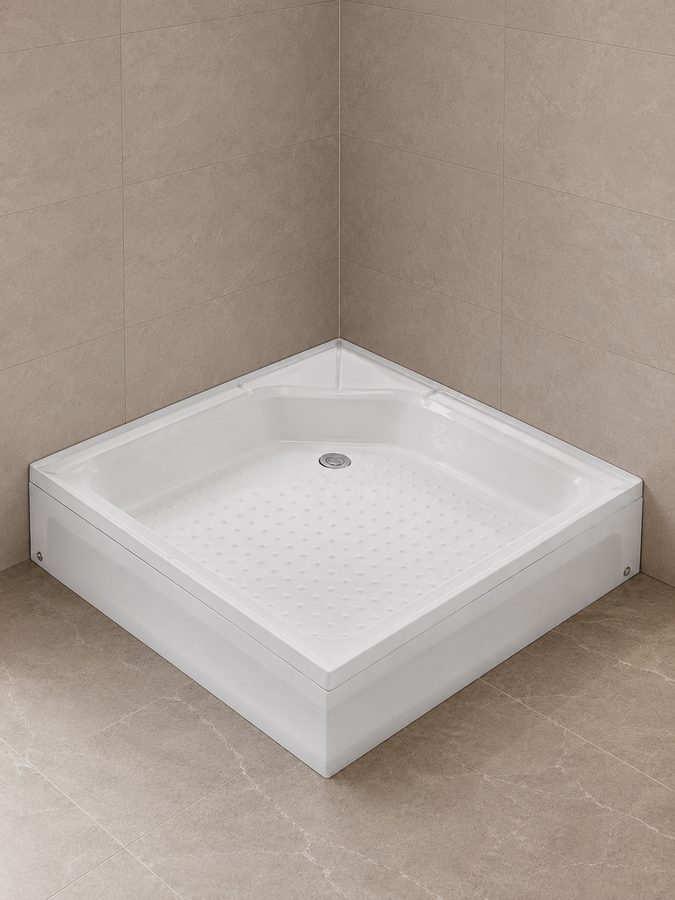 WEMOR 80/24 S 800*800*240 мм Поддон душевой квадратный — фото 1