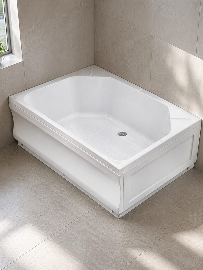 WEMOR 170/80/55 S 1700*800*550 мм Ванна акриловая прямоугольная