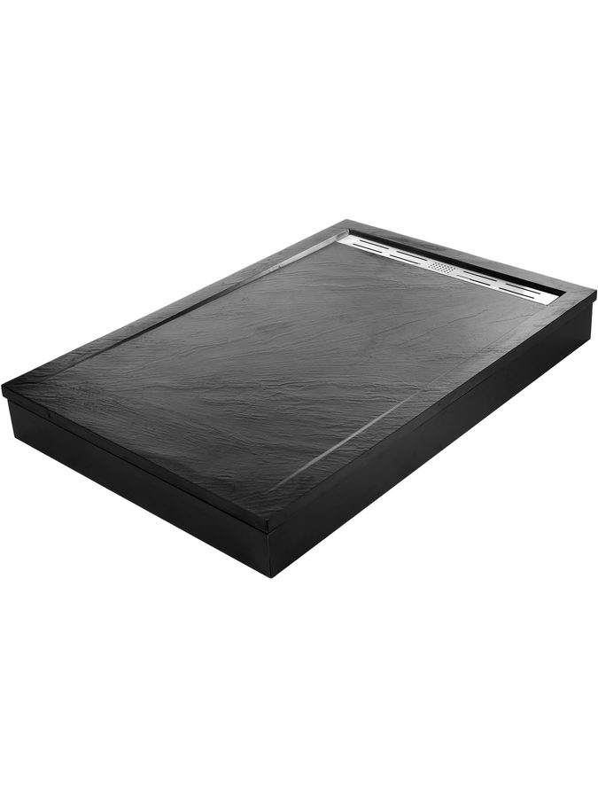 WW TRS 10080 STONE-BL Душевой поддон с сифоном