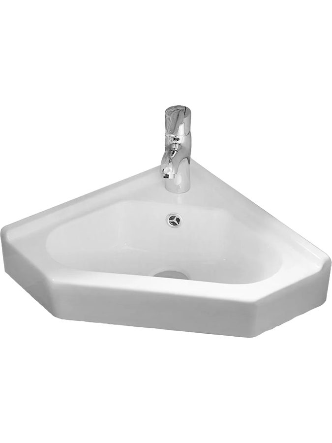 WW AISBACH 7012 GL-WT Раковина подвесная (глянцевая белая) 550х385х170 мм