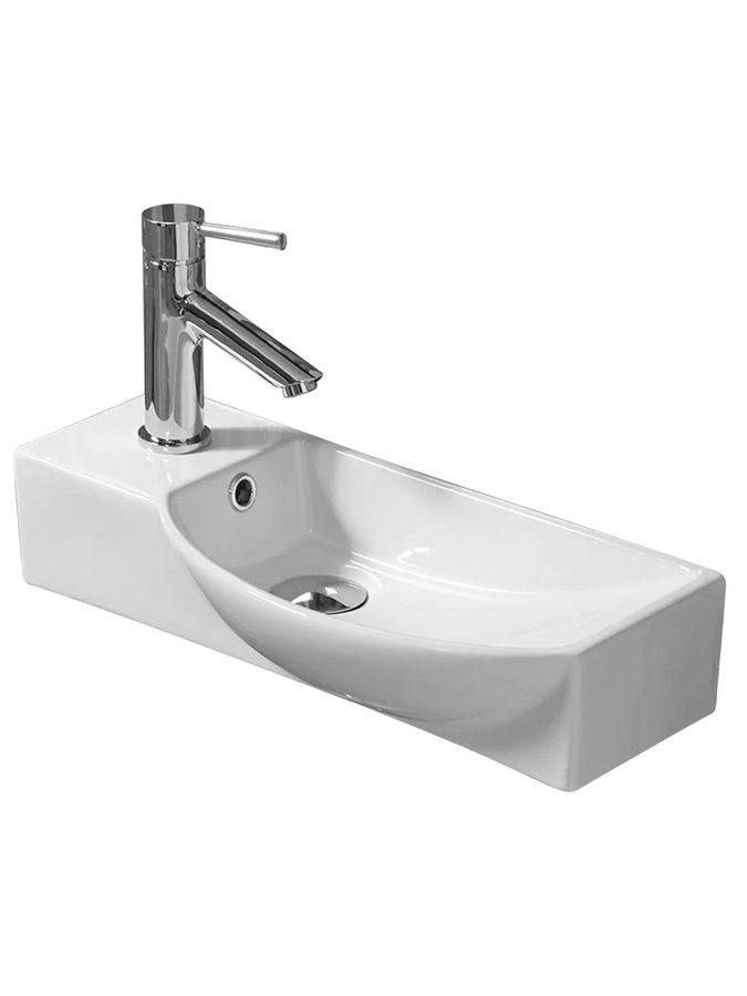 WW AISBACH 7945 GL-WT L Раковина подвесная (глянцевая белая) 505х235х125