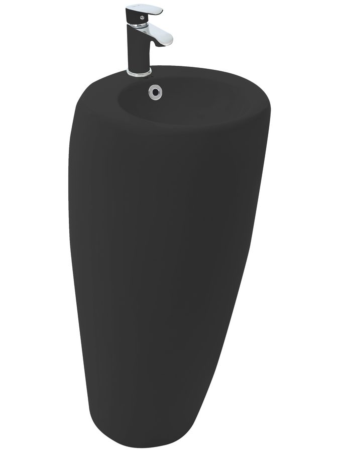WW LEERBACH 3838 MT-BL Раковина напольная. 380х380х830 мм