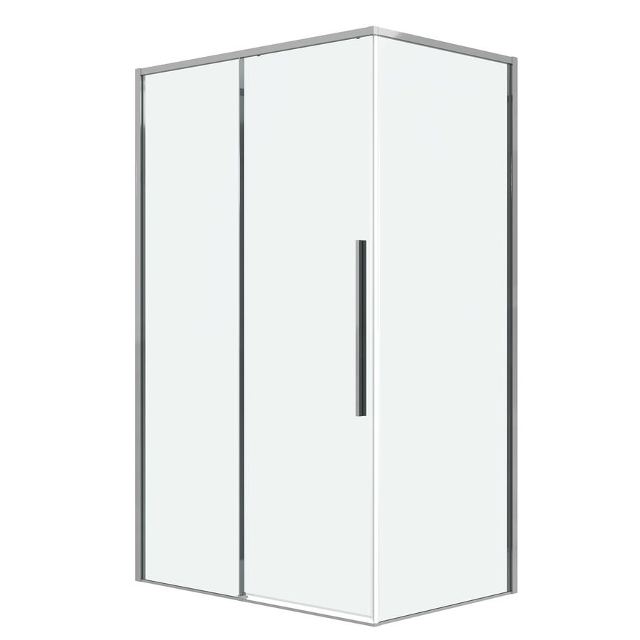 Душевое ограждение Grossman Galaxy 100.K33.01.120.10.00-200.K33.01.90.10.00 (120х90х195) раздвижная,хром,стекло прозрачное,2 места — фото 1