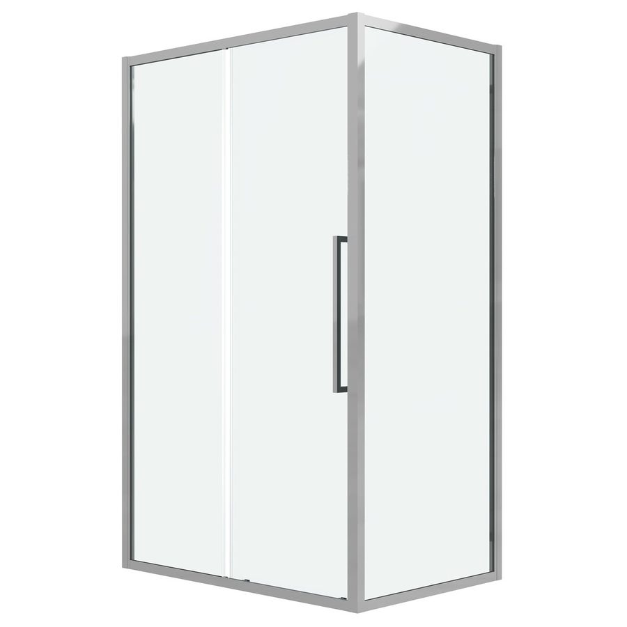Душевое ограждение Grossman Cosmo 100.K33.02.120.10.00-200.K33.02.100.10.00 (120х100х195) раздвижная,хром,стекло прозрачное,2 места — фото 1
