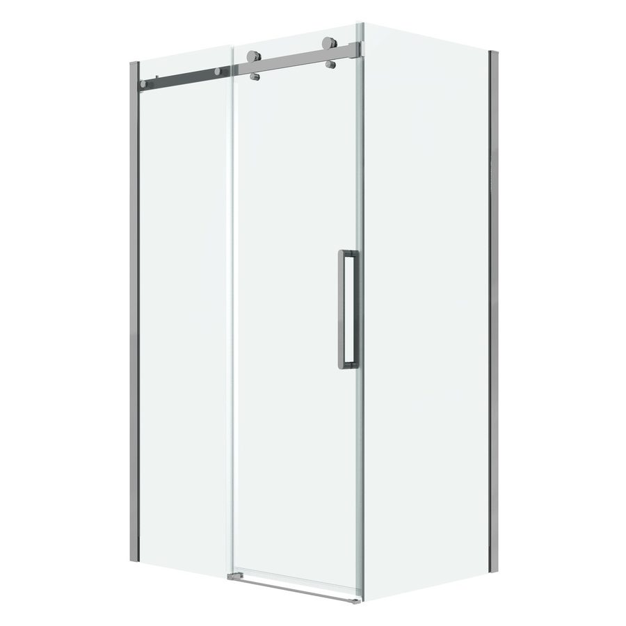 Душевое ограждение Grossman Classic 100.K33.04.150.10.00-200.K33.04.100.10.00 (150х100х195) раздвижная,хром,стекло прозрачное,2 места — фото 1