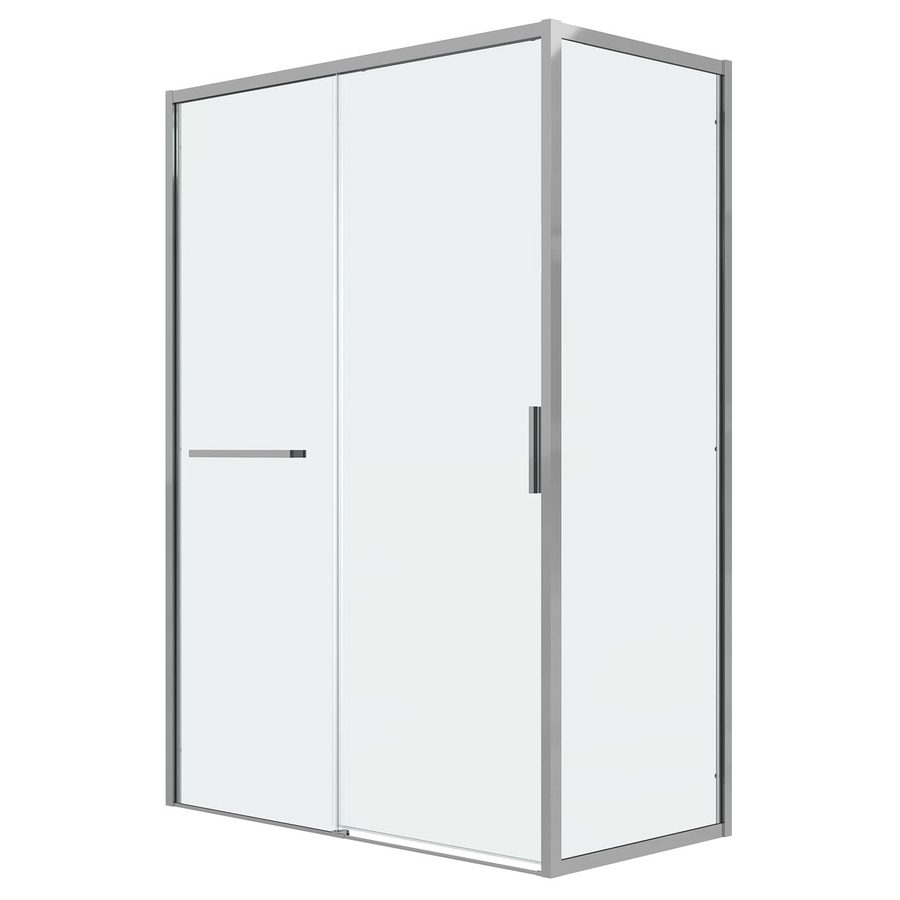 Душевое ограждение Grossman Style 100.K33.05.110.10.00-200.K33.05.100.10.00 (110х100х195) раздвижная,хром,стекло прозрачное,2 места — фото 1