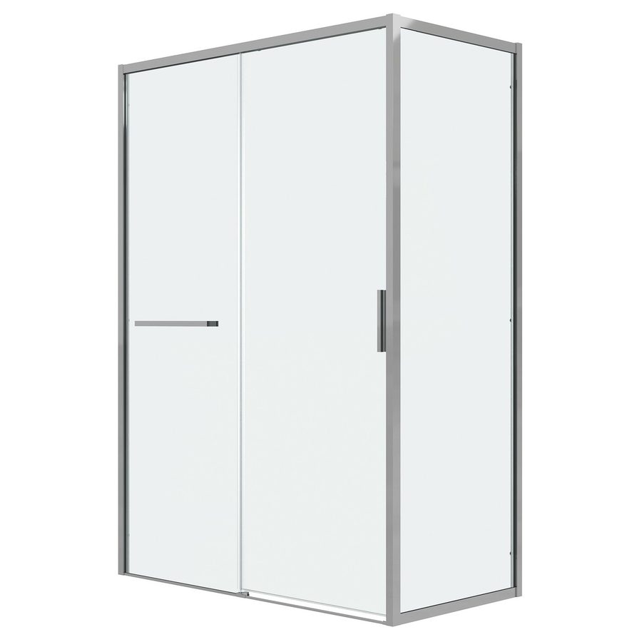 Душевое ограждение Grossman Style 100.K33.05.120.10.00-200.K33.05.70.10.00 (120х70х195) раздвижная,хром,стекло прозрачное,2 места — фото 1