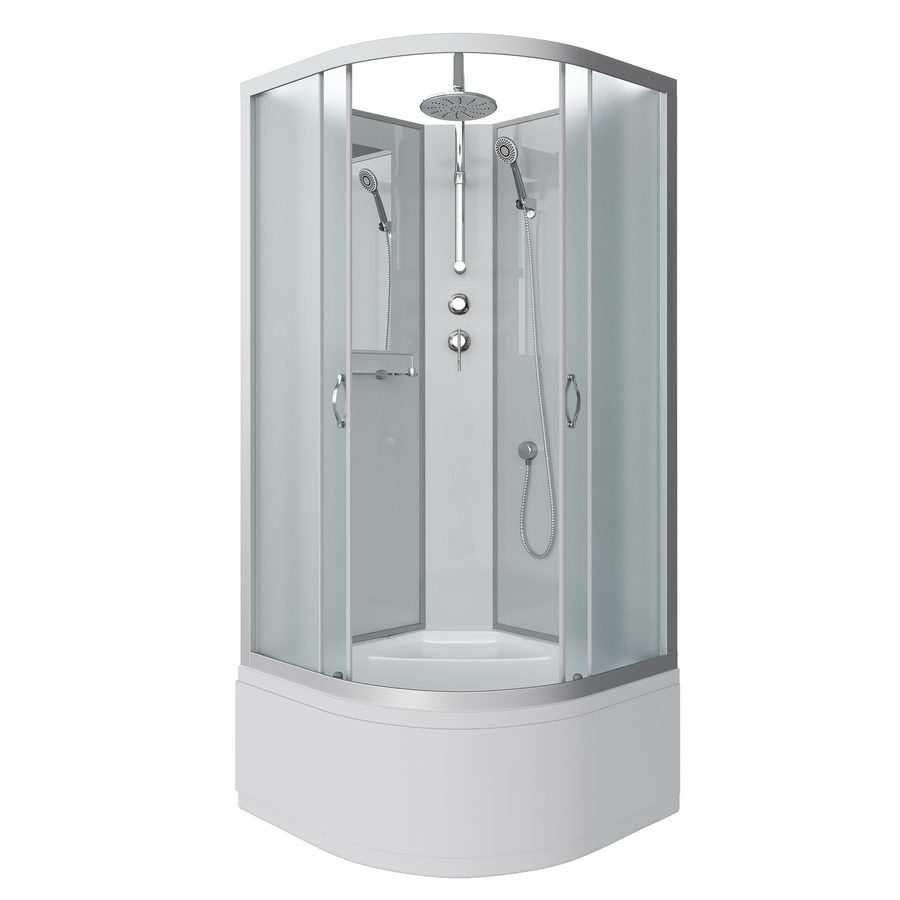 Душевая кабина Niagara Classic NG-2308-14BKT (90х90х210) высокий поддон(40см),стекло матовое,4 места — фото 1