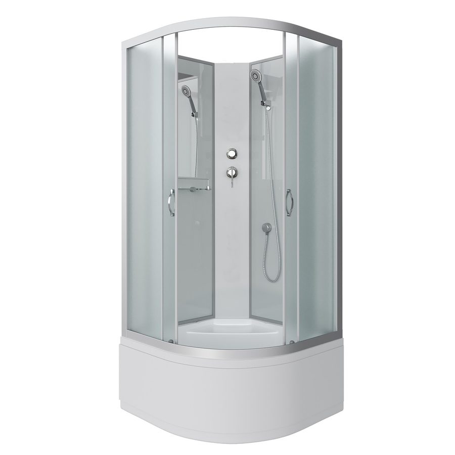 Душевая кабина Niagara Classic NG-2309-14BK (100х100х200) высокий поддон(40см),стекло матовое,4 места — фото 1