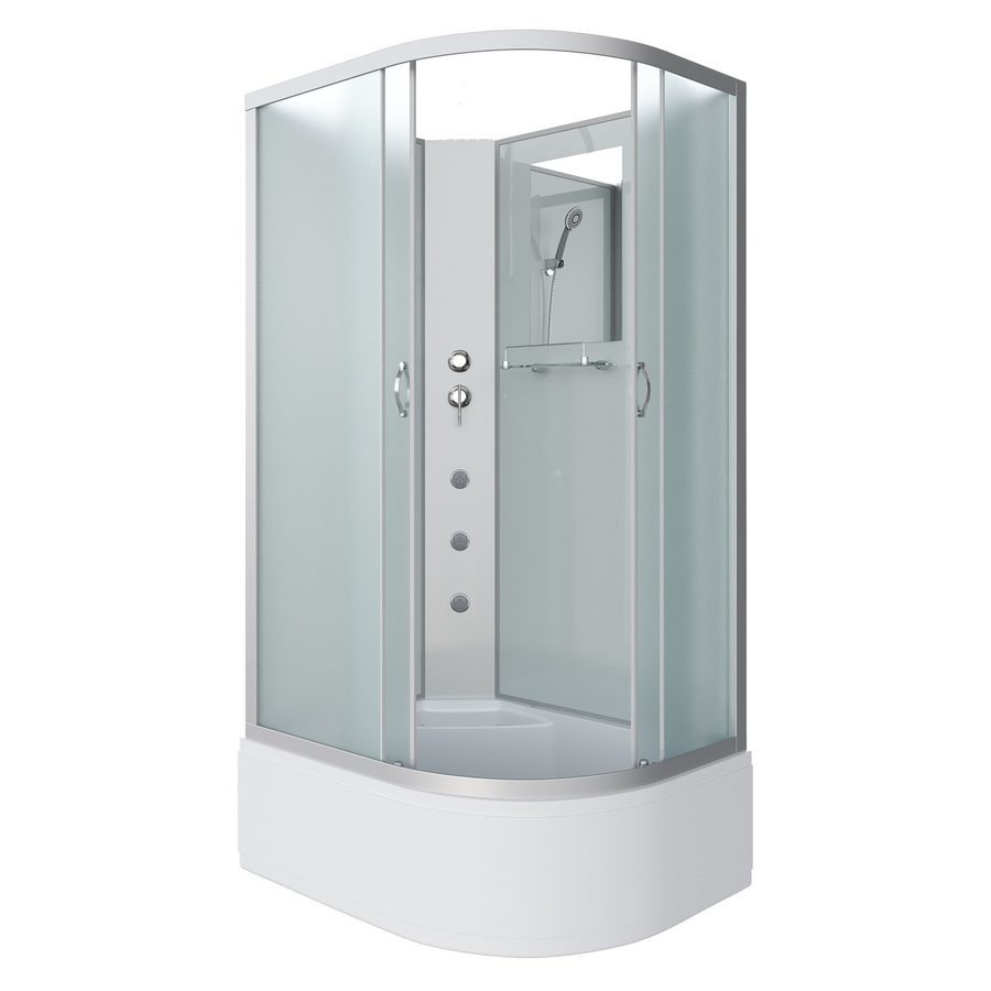 Душевая кабина Niagara Classic NG-2310-14LBKG (120х80х200) высокий поддон(40см),стекло матовое,4 места — фото 1