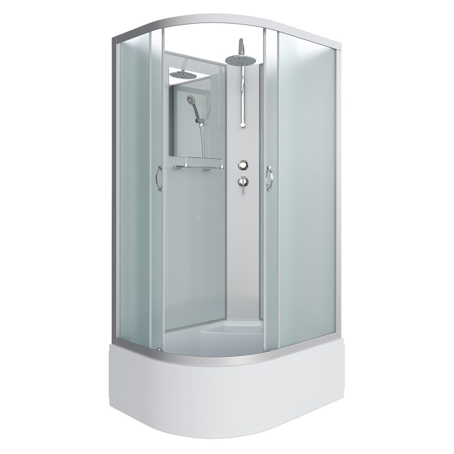 Душевая кабина Niagara Classic NG-2310-14RBKT (120х80х210) высокий поддон(40см),стекло матовое,4 места — фото 1