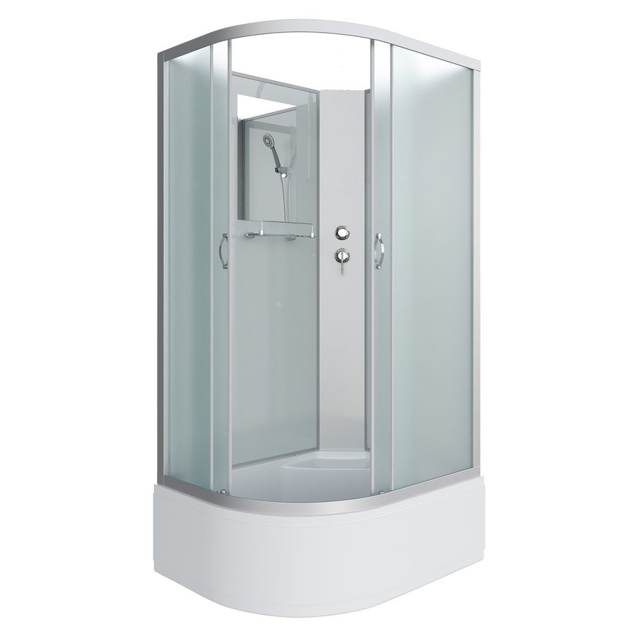 Душевая кабина Niagara Classic NG-2310-14RBK (120х80х200) высокий поддон(40см),стекло матовое,4 места — фото 1