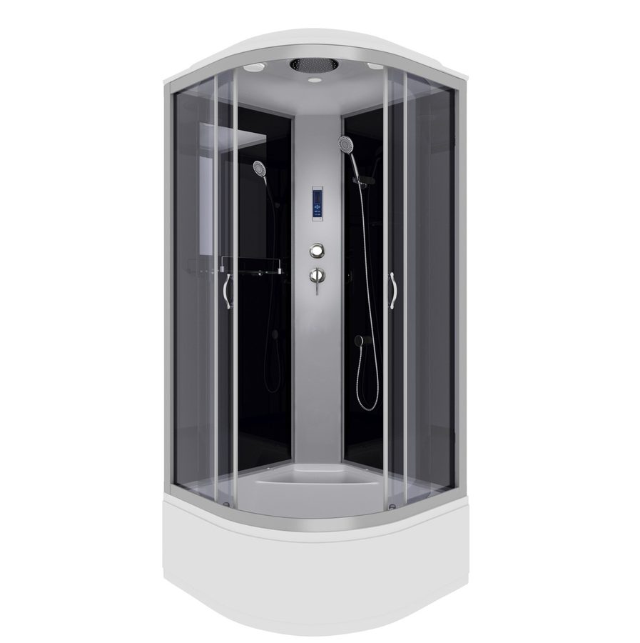 Душевая кабина Niagara Classic NG-2509-14P (100х100х215) высокий поддон(40см),стекло тонированное,4 места — фото 1