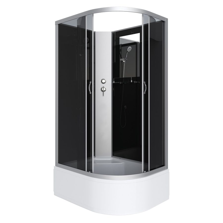 Душевая кабина Niagara Classic NG-2510-14LBK (120х80х200) высокий поддон(40см),стекло тонированное,4 места — фото 1