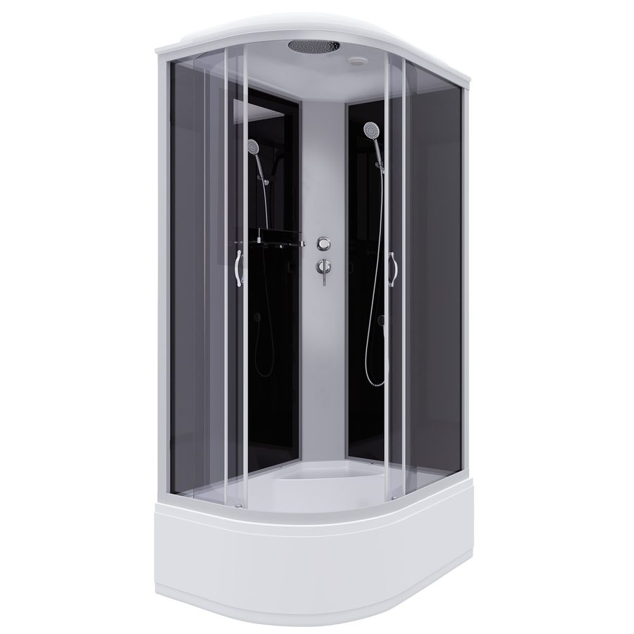 Душевая кабина Niagara Classic NG-2510-14R (120х80х215) высокий поддон(40см),стекло тонированное,4 места — фото 1