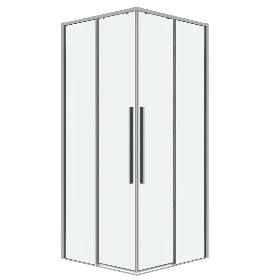 Душевое ограждение Grossman Galaxy 300.K33.01.1010.10.00 (100х100х195) квадрат,раздвижная,хром,стекло прозрачное, 1 место — фото 1