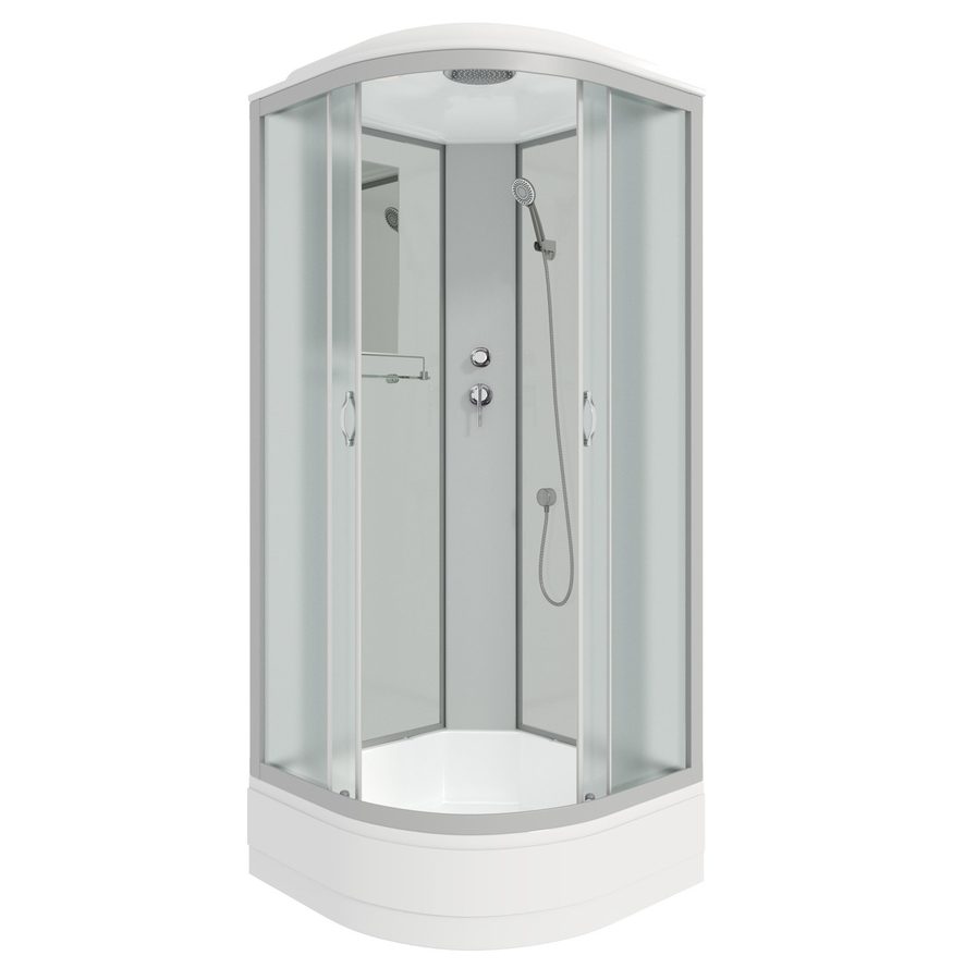 Душевая кабина Niagara Classic NG-3302-14 (100х100х215) средний поддон(26см),стекло матовое,4 места — фото 1