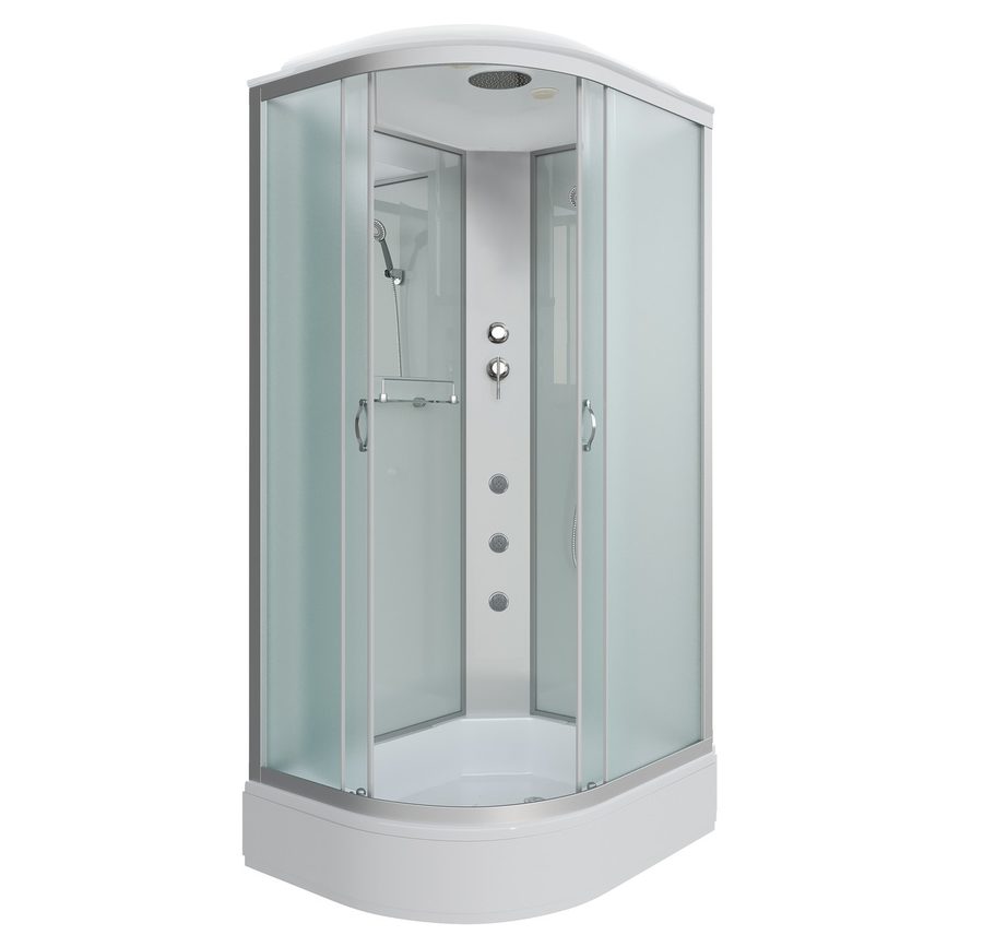 Душевая кабина Niagara Classic NG-33094-14RG (100х90х215) средний поддон(26см),стекло матовое,4 места — фото 1
