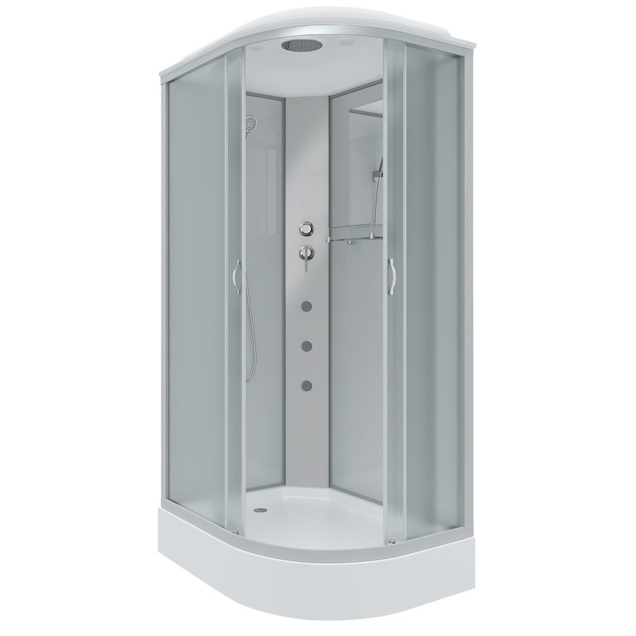 Душевая кабина Niagara Classic NG-3312-14LG (120х80х215) низкий поддон(13см),стекло матовое,3 места — фото 1