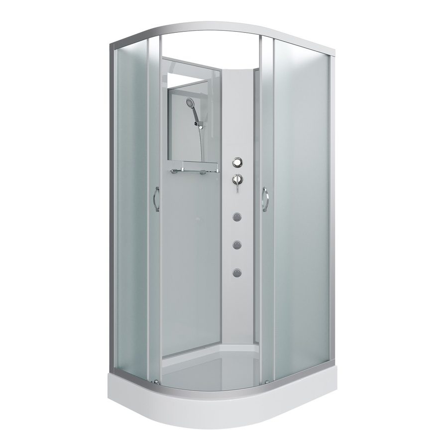 Душевая кабина Niagara Classic NG-3312-14RBKG (120х80х200) низкий поддон(13см),стекло матовое,3 места — фото 1