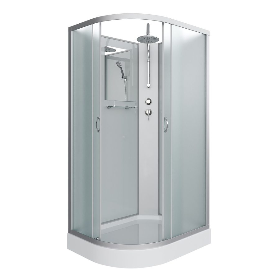 Душевая кабина Niagara Classic NG-3312-14RBKT (120х80х210) низкий поддон(13см),стекло матовое,3 места — фото 1