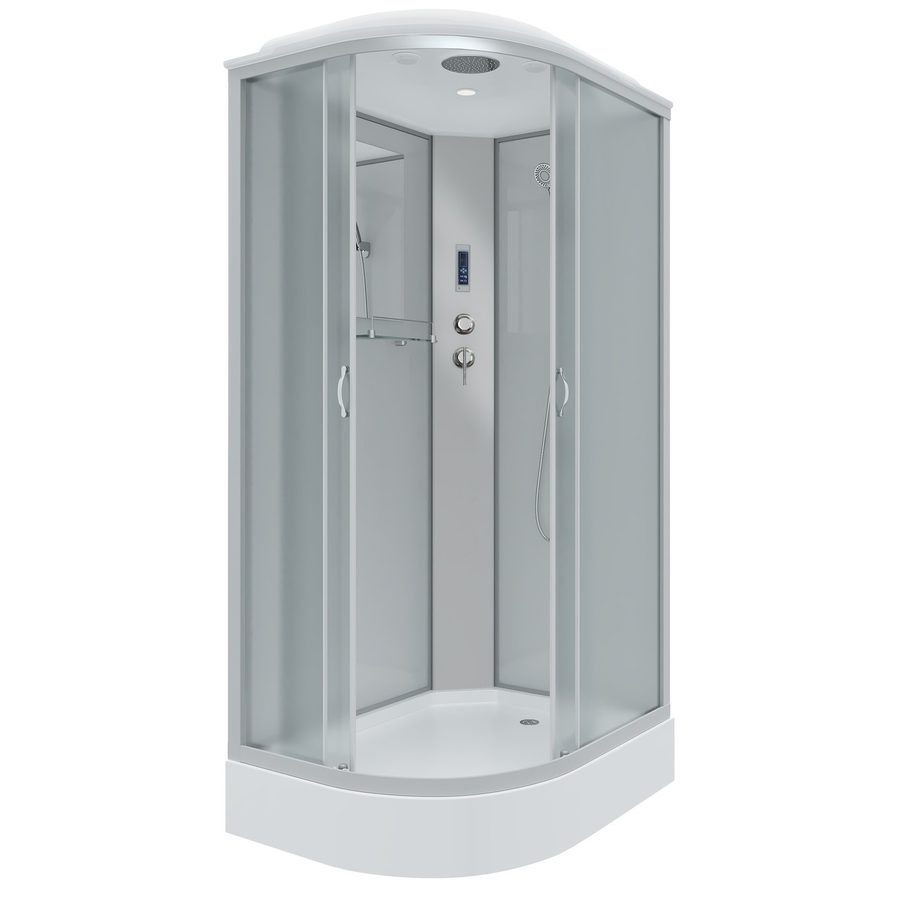 Душевая кабина Niagara Classic NG-3312-14RP (120х80х215) низкий поддон(13см),стекло матовое,3 места — фото 1