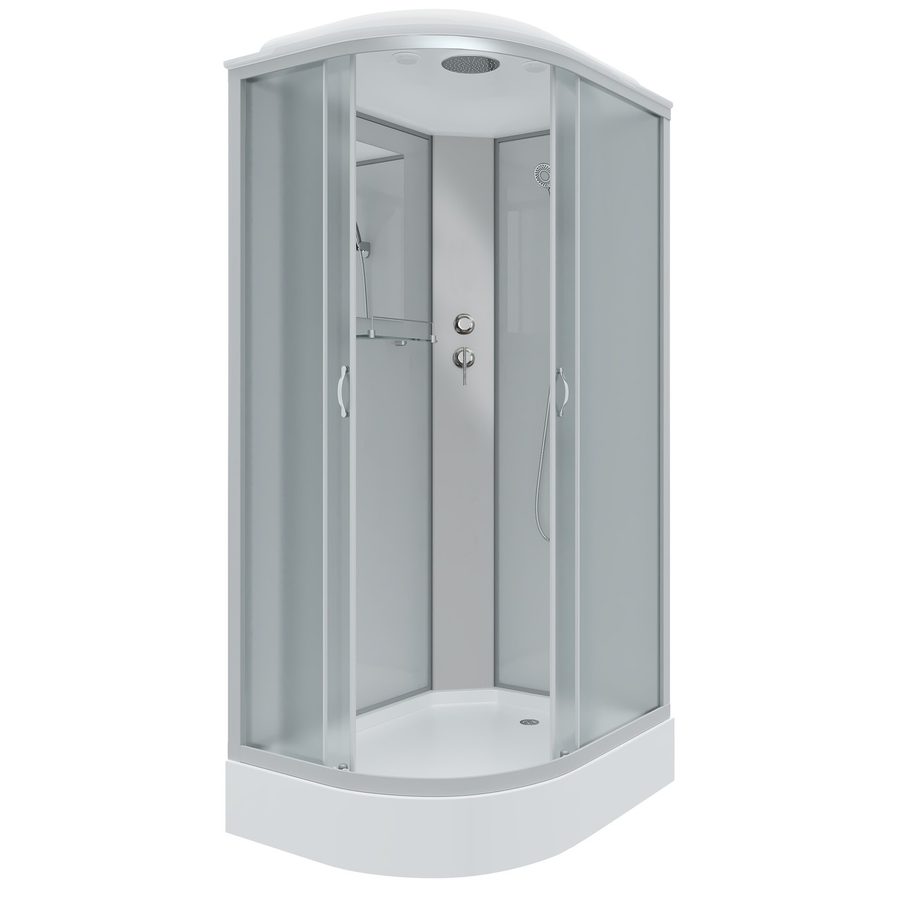 Душевая кабина Niagara Classic NG-3312-14R (120х80х215) низкий поддон(13см),стекло матовое,3 места — фото 1