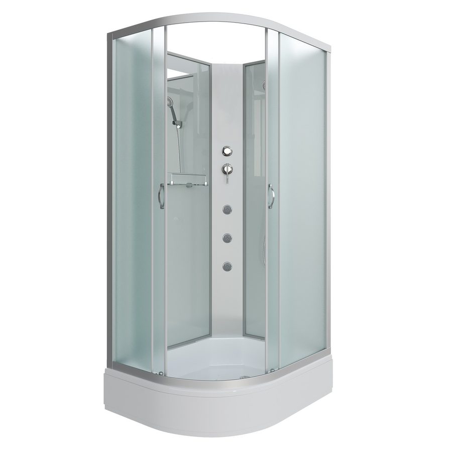 Душевая кабина Niagara Classic NG-33194-14RBKG (110х90х200) средний поддон(26см),стекло матовое,4 места — фото 1