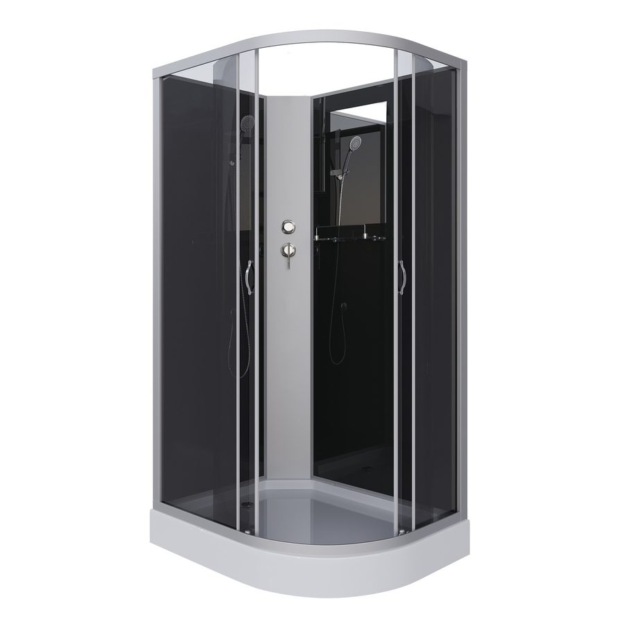 Душевая кабина Niagara Classic NG-3512-14LBK (120х80х200) низкий поддон(13см),стекло тонированное,3 места — фото 1