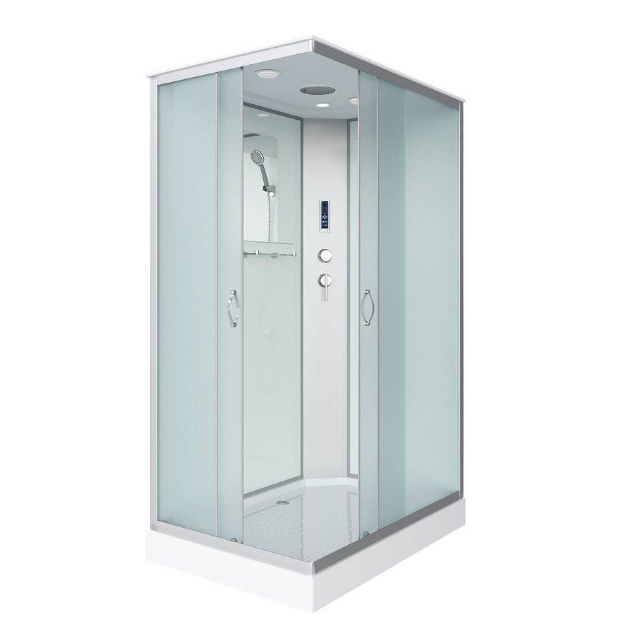 Душевая кабина Niagara Classic NG-43975-14QP (90х70х215) низкий поддон(13см),стекло матовое,3 места — фото 1