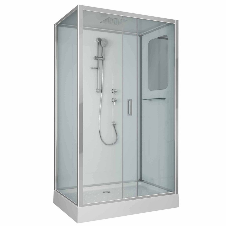 Душевая кабина Niagara Premium NG-6012-01QR (120х80х210) низкий поддон(16 см),стекло прозрачное,4 места — фото 1