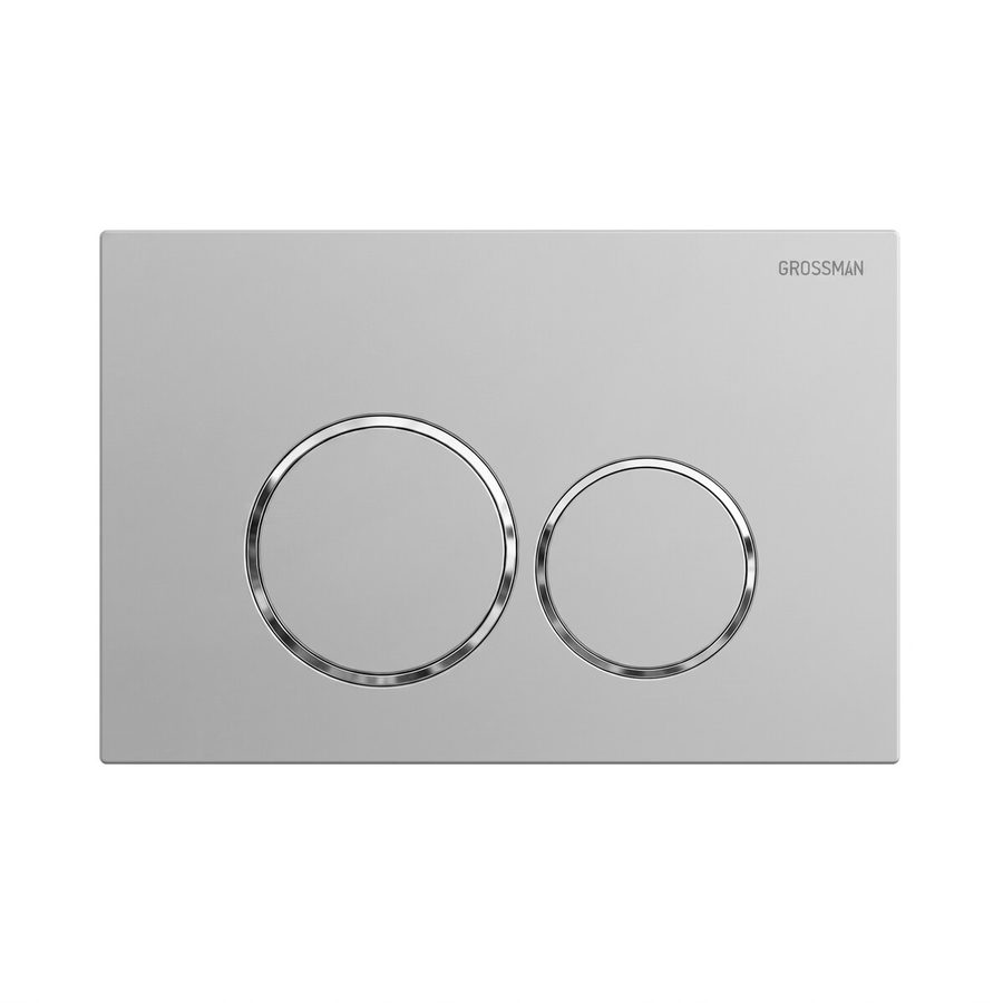 Клавиша смыва Grossman Galaxy 700.K45.01.110.110 хром,матовый,1 место — фото 1