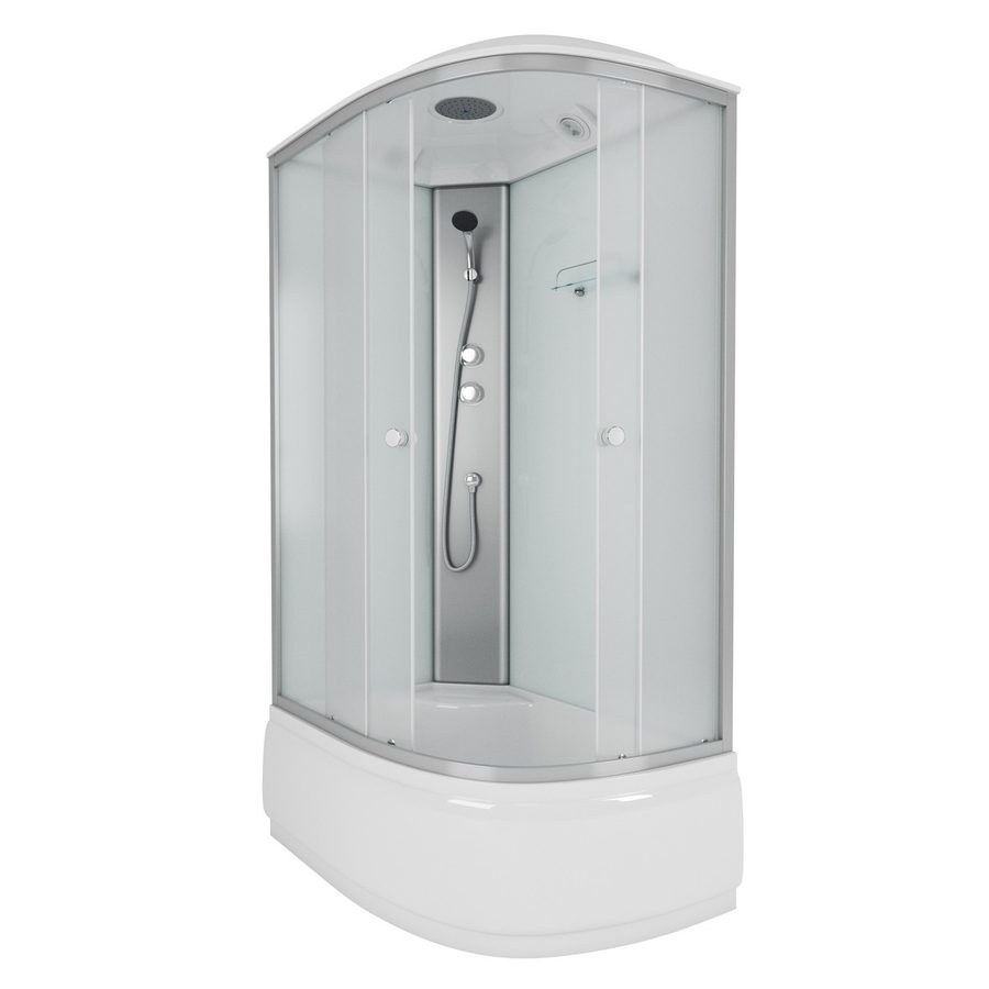 Душевая кабина Niagara Eco E120/80/40L/MT (120х80х215) высокий поддон(40см),стекло матовое,4 места — фото 1