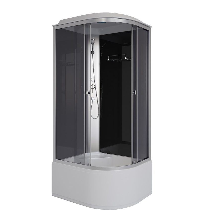 Душевая кабина Niagara Eco E90/80/40L/TN (90х80х215) высокий поддон(40см),стекло тонированное,4 места — фото 1