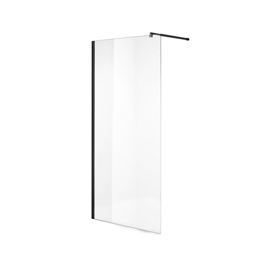 Душевая перегородка Niagara Nova NG-683-11ВLACK (110х195) черный,стекло прозрачное,1 место — фото 1